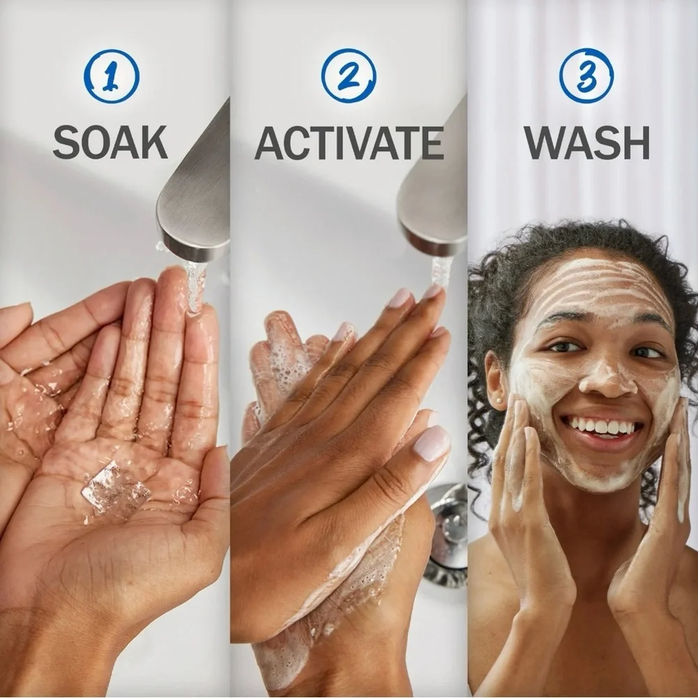 OLAY Cleansing Melts Daily Facial Cleanser - White and Gold